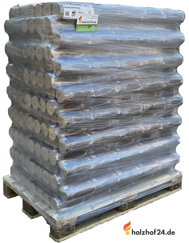 Nielsen Hartholzbriketts Buche 160x6kg 1 Palette - Image 2