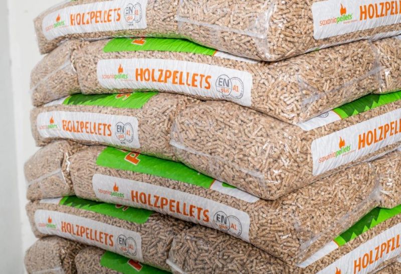 Saxoniapellets 6mm 15kg Sack 66 Sack Palette deutsche Herstellung